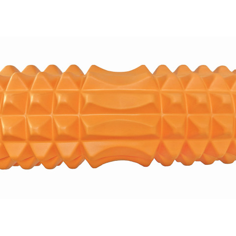 Масажний ролик EasyFit Grid Roller 45 см v.2.2 Помаранчевий