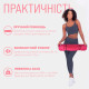Килимок для йоги та фітнеса EasyFit TPE+TC 6мм двошаровий + Чохол рожевий з св.рожевим