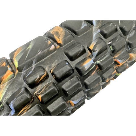 Масажний ролик EasyFit Grid Roller 33 см v.1.1 Multi Чорний