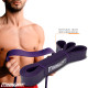 Гумова петля EasyFit 15-45 кг Фіолетова