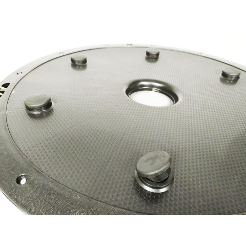 Балансувальна платформа EasyFit BOSU 60 см Сірий