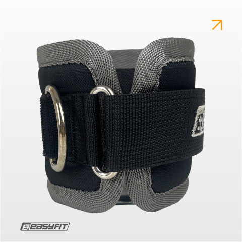 Манжета EasyFit чорна для тяги на тренажері Бубновского
