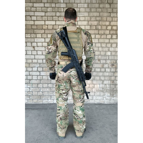 Ремінь збройовий трьохточковий тактичний 3-point чорний (трьохточка)