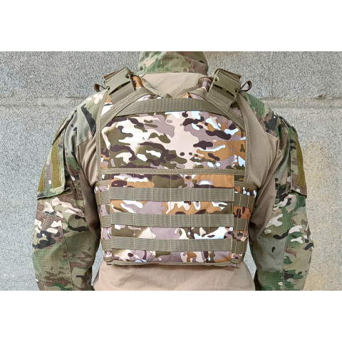 Плитоноска Pantsyr-2 (тактичний військовий жилет, бронежилет MOLLE) Multicam Arid