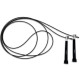 Швидкісна скакалка EasyFit Speed Cable Rope 3 м зі сталевим тросом чорна