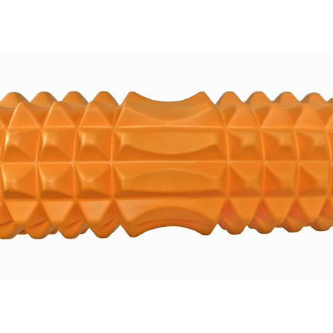Масажний ролик EasyFit Grid Roller 33 см v.1.2 Помаранчевий