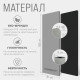 Килимок для йоги та фітнеса EasyFit TPE+TC 6мм двошаровий + Чохол сірий з чорним