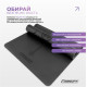 Килимок для йоги професійний EasyFit Pro каучук 5 мм Чорний