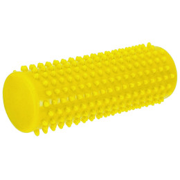 Масажний циліндр EasyFit Spindle 15 см з шипами жовтий