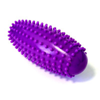 Масажний ролик Almond EasyFit 16см овальний з шипами фіолетовий