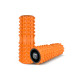 Масажний ролик EasyFit Grid Roller 33 см v.1.2 із заглушками з обох сторін (оранжевий)