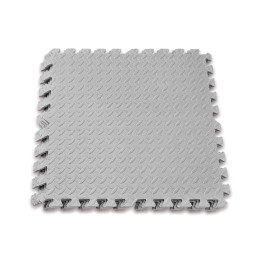 Татамі мат EasyFit SwallowTail 4 шт (60х60х1 см) пазл хвіст ластівки сірий