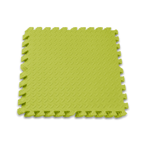 Татамі мат EasyFit SwallowTail 4 шт (60х60х1 см) пазл хвіст ластівки жовтий