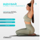 Міні-мат для йоги EasyFit Yoga Pad каучук 3,5 мм Чорний