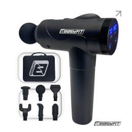 Перкусійний масажер для спини EasyFit Vibe 6 насадок, 30 режимів