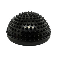 Півсфера масажна кіндербол EasyFit 16 см м'яка чорна