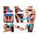 Кінезіологічний тейп EasyFit Kinesio чорний