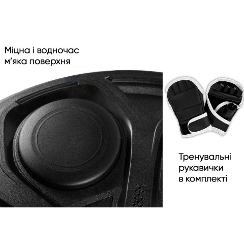 Настінний боксерський тренажер EasyFit музична електронна мішень для боксу із перчатками