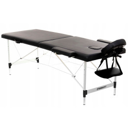 Масажний стіл EasyFit ZenRest-2 кушетка складна Чорна з чохлом