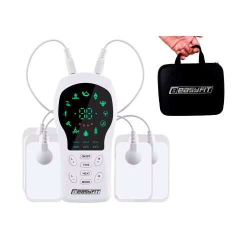 Міостимулятор з підігрівом EasyFit Pro ActivePulse імпульсний масажер для м'язів + Чохол