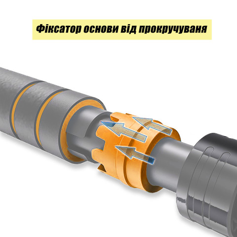 Розсувний розпірний турнік EasyFit OrangeGymBar 60-100 см
