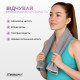 Спортивний рушник EasyFit RoyalWing 90х50 см з мікрофібри + кейс
