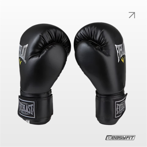 Боксерські рукавички Everlast 14 унцій (14 oz)  чорні