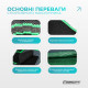 Компресійний наколінник EasyFit з ременями  (S)