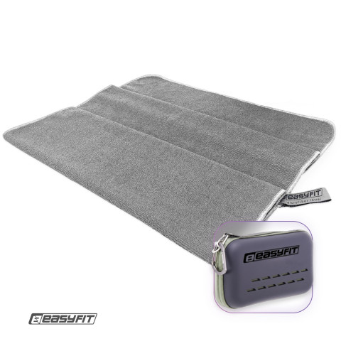 Спортивний рушник EasyFit RoyalWing 140х60 см з мікрофібри + кейс