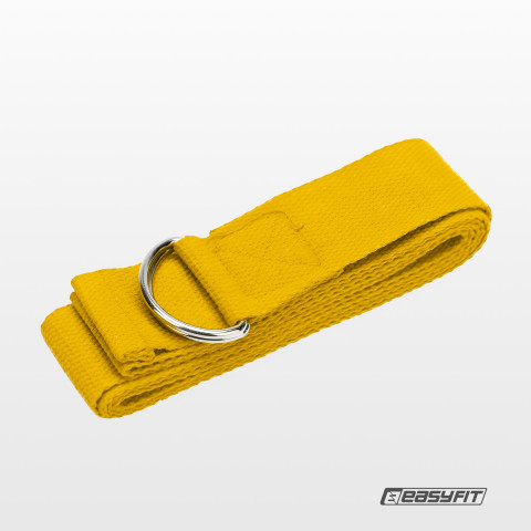 Ремінь для йоги EasyFit жовтий
