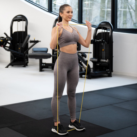 Резинка для фітнесу Gymtek 1-7кг жовта