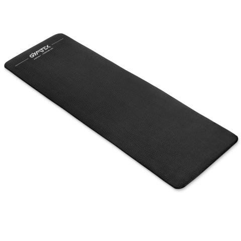 Килимок (мат) для йоги та фітнесу Gymtek NBR 1см чорний