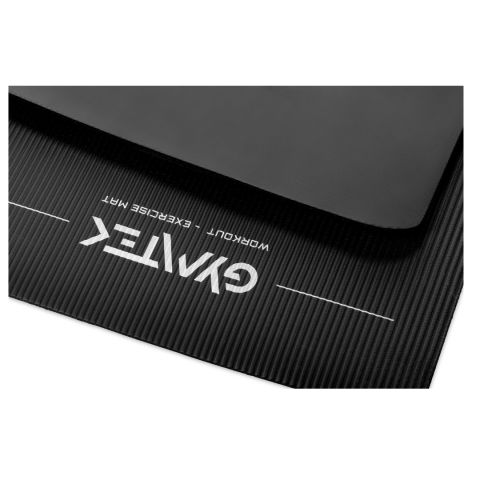 Килимок (мат) для йоги та фітнесу Gymtek NBR 1см чорний