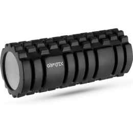 Масажний ролик Gymtek для йоги та фітнесу EVA 33*14см чорний