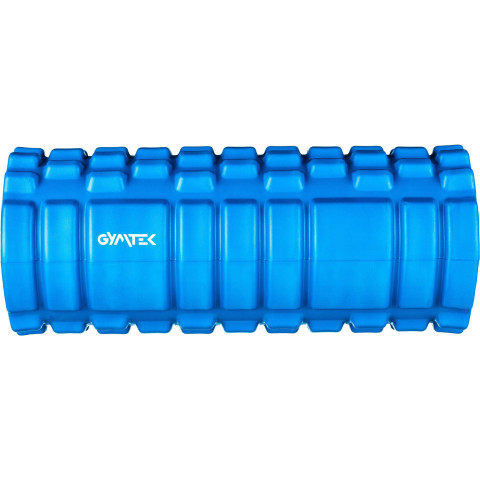 Масажний ролик Gymtek для йоги та фітнесу EVA 33*14см синій