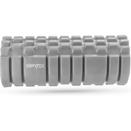 Масажний ролик Gymtek для йоги та фітнесу EVA 33*14см сірий