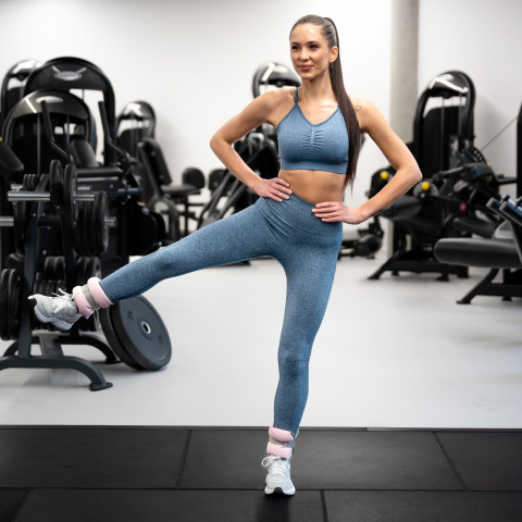 Обважнювачі Gymtek для рук і ніг 2 х 0,75кг рожевий
