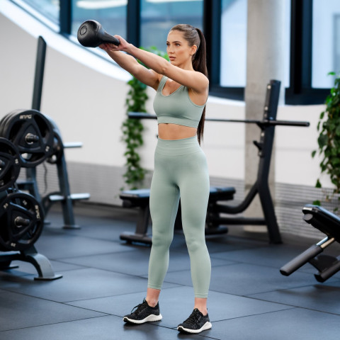 Гиря вінілова Gymtek 2кг чорний