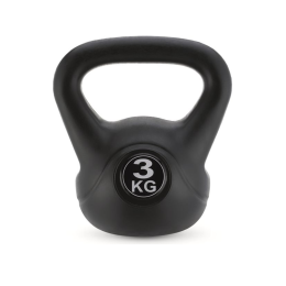 Гиря вінілова Gymtek 3кг чорний