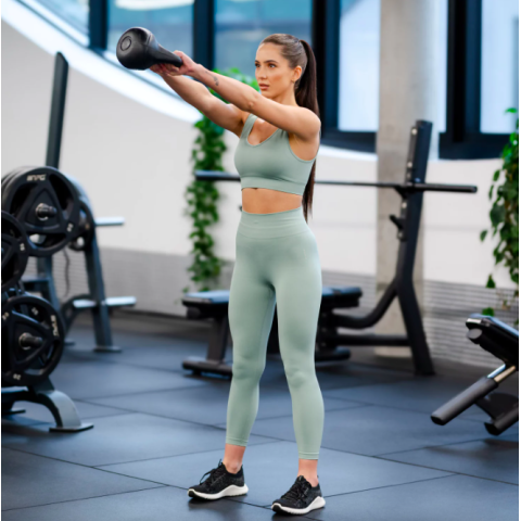 Гиря вінілова Gymtek 3кг чорний