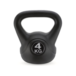 Гиря вінілова Gymtek 4кг чорний