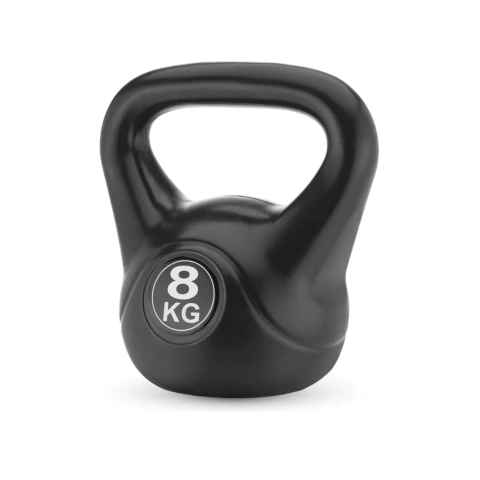 Гиря вінілова Gymtek 8кг чорний