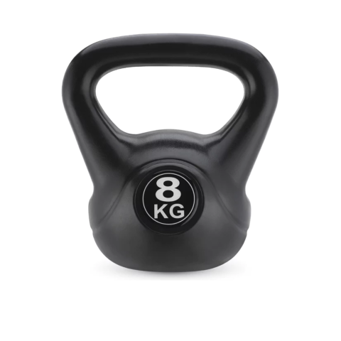 Гиря вінілова Gymtek 8кг чорний