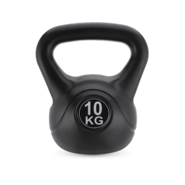 Гиря вінілова Gymtek 10кг чорний