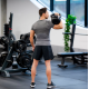 Гиря вінілова Gymtek 12кг чорний