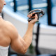 Еспандер регульований Gymtek 10-100кг з лічильником сіро-чорний