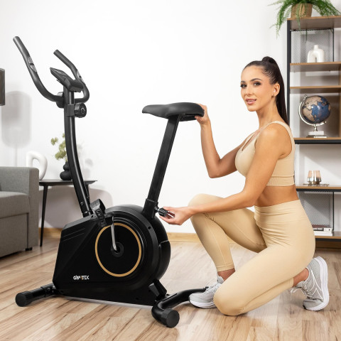 Велотренажер Gymtek XB700 магнітний золотий