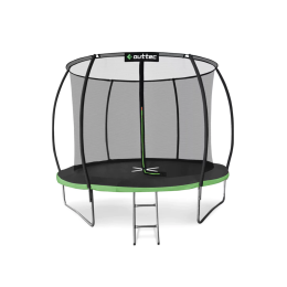 Батут Outtec Premium 8ft (252см) чорно-зелений з внутрішньою сіткою