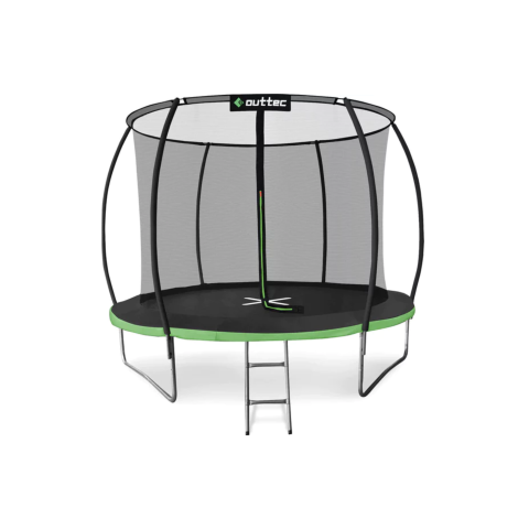 Батут Outtec Premium 10ft (312см) чорно-зелений з внутрішньою сіткою
