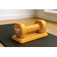 Гантелі для фітнесу вінілові круглі York Fitness 2х2кг жовтий